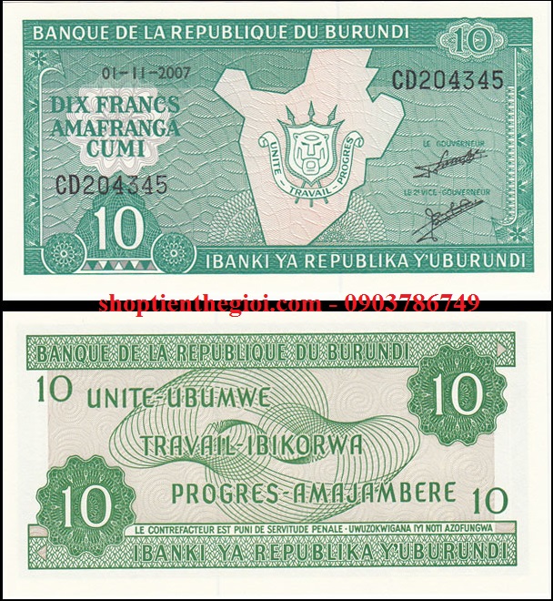 tiền burundi